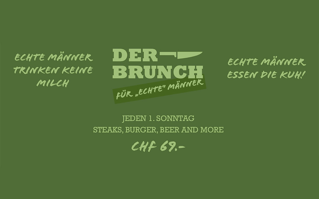 Der Brunch für «echte» Männer – mit Greenhouse-Brewery